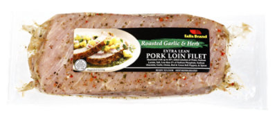 Falls Brand Pork Loin Fillet Garlic Herb - 0.50 LB