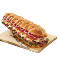Deli Catering Tray Sub Sandwich 3 Foot - 16-20 Servings (Please allow 24 hours for delivery or pickup) - Image 1