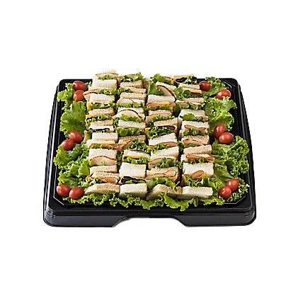 Deli Catering Tray Str Finger Sandwich Small - Each (Please allow 48 hours for delivery or pickup) - Image 1