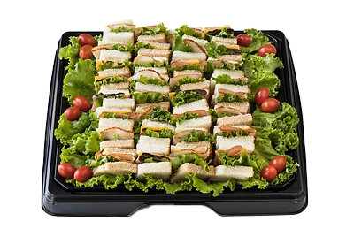 Deli Catering Tray Str Finger Sandwich Small - Each