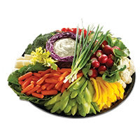 Deli Catering Tray Garden Fresh Vegetable - 20 -24 Servings
