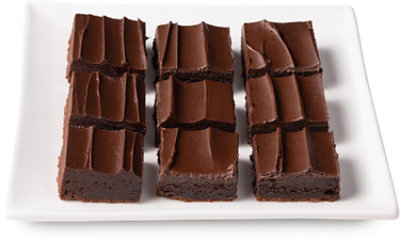 Bakery Brownie Fudge Iced 9 Count - Each