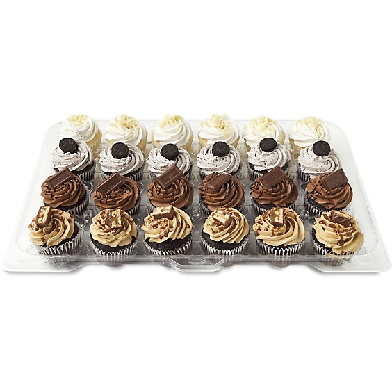 Bakery Cupcake Whip Icing Assorted 24 Count - Each