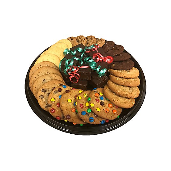 Bakery Cookies & Fudge Platter 36 Count - Each