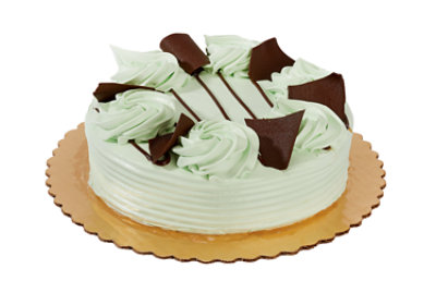 Bakery Cake 5 Inch Torte Mint - Each