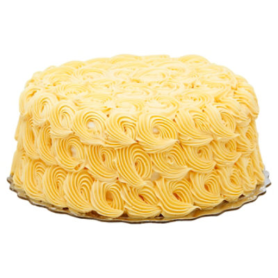 Bakery Cake 8 Inch 2 Layer Everyday Cake Buttercream Icing - Each - Image 1