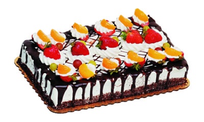 Bakery Cake 1/4 Sheet Fruit Suprema - Each - Image 1