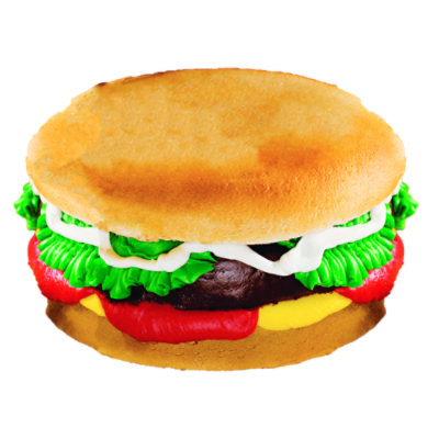 Bakery Cake Hamburger - Each