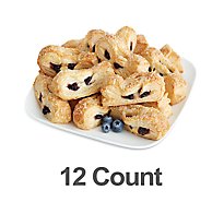 Bakery Mini Blueberry Cheese Strudel - 12 Count