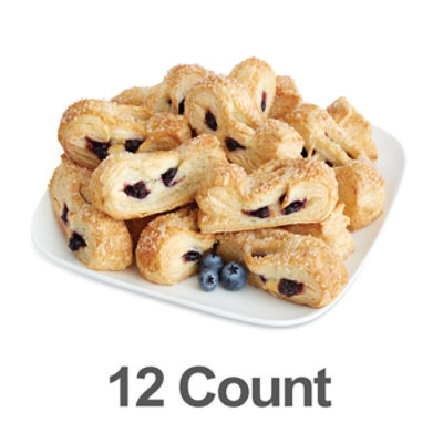 Bakery Mini Blueberry Cheese Strudel - 12 Count