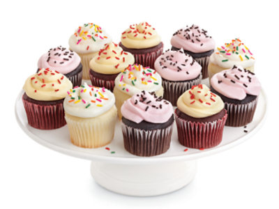 Bakery Cupcake Classic Assorted With Buttercream 24 Count - Each - Image 1