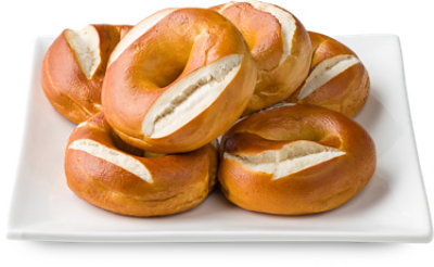 Bakery Bagels Pretzel - 6 Count