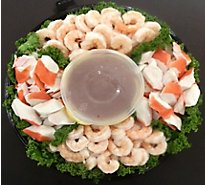 Seafood Counter Shrimp N Krab Flake Tray Service Case