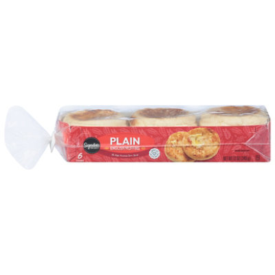 Signature SELECT English Muffins Select Plain - 6 Count - Image 3