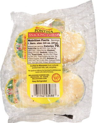 Belgioioso Fontina Snacking - 6 Oz - Image 6