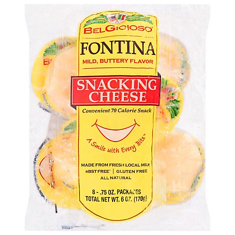 Belgioioso Fontina Snacking - 6 Oz