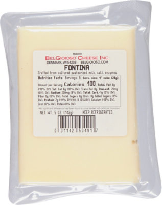 BelGioioso Fontina Cheese Wedge - 5 Oz - Image 7