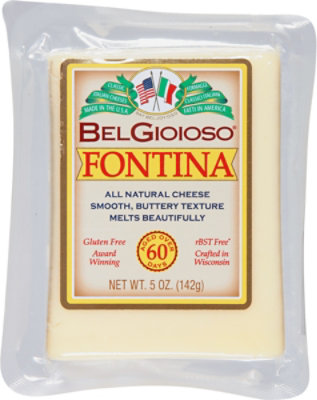 BelGioioso Fontina Cheese Wedge - 5 Oz - Image 2