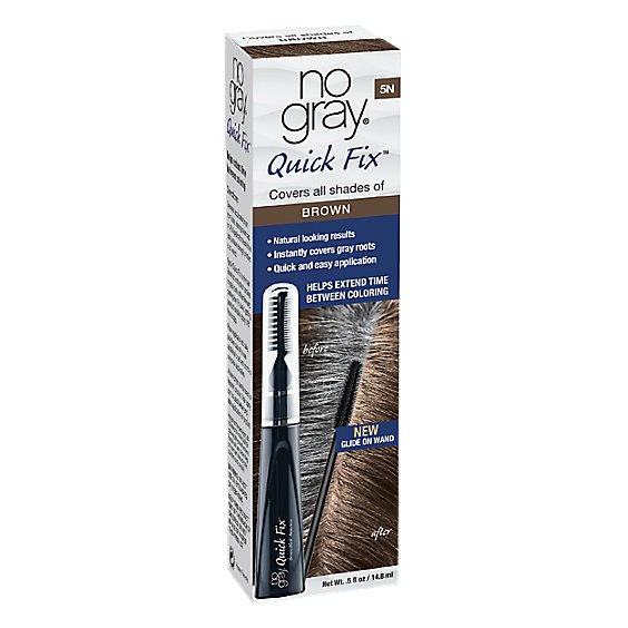 No Gray Quick Fix Brown Hair Color - 0.5 Oz