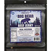 BIG BEAR Beef Jerky Real Western - 3 Oz - Image 2