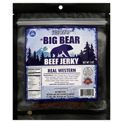 BIG BEAR Beef Jerky Real Western 3 Oz Kings Food Markets