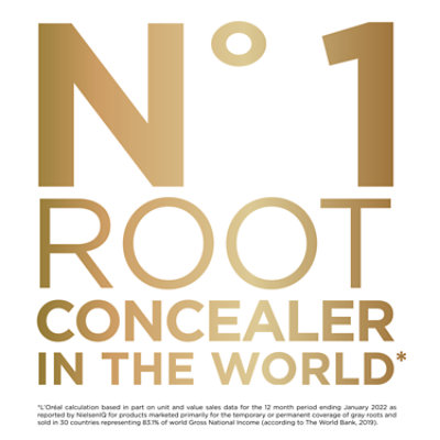 L'Oreal Paris Magic Root Cover Up Temporary Concealer Spray for Gray Dark Brown - 2 Oz - Image 2