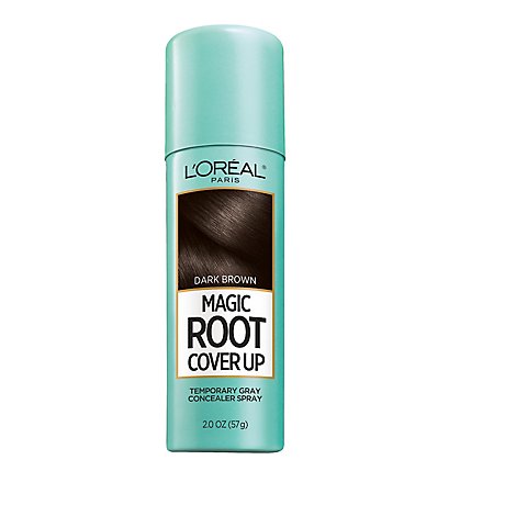 LOreal Paris Magic Root Cover Up Gray Dark Brown Hair Concealer Spray - 2 Oz
