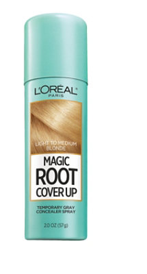 L'Oreal Paris Magic Root Cover Up Gray Concealer Spray Light to Medium Blonde - 2 Oz - Image 1