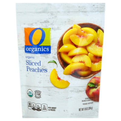 O Organics Peaches Sliced - 10 Oz