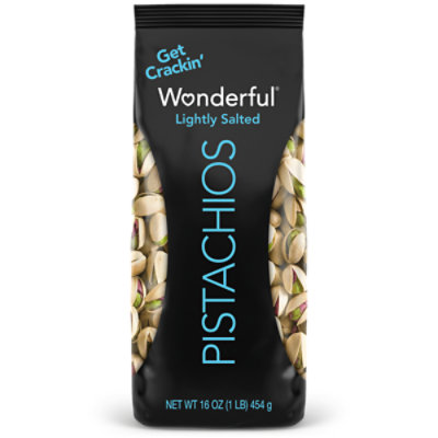 Wonderful Pistachios In-Shell Roasted & Lightly Salted - 16 Oz