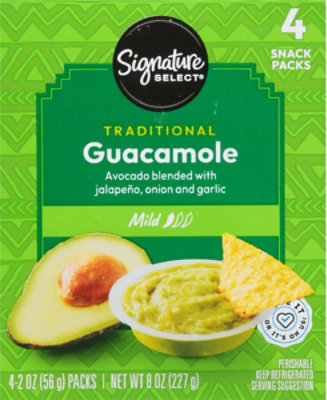 Signature SELECT Guacamole Mild Snack Pack - 4-2 Oz - Image 6