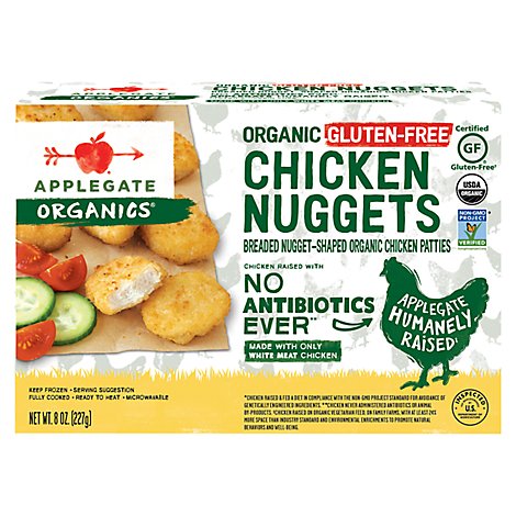 Applegate Organics Chicken Nuggets - 8 Oz