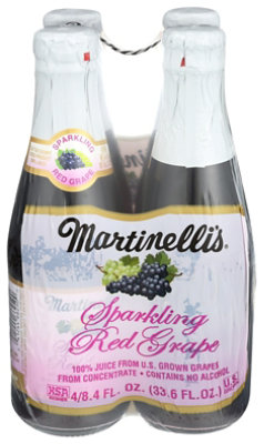 Martinelli Sparkling Red Grape - 4-8.4 Fl. Oz.