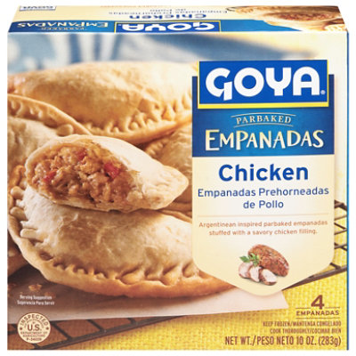 Goya Empanadas Baked Chicken Box 4 Count - 10 Oz
