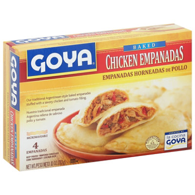 Goya Empanadas Baked Chicken Box 4 Count - 10 Oz - Image 1