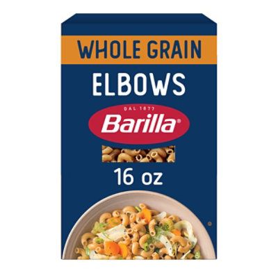 Barilla Whole Grain Elbows Pasta - 16 Oz