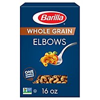 Barilla Pasta Elbows Whole Grain Box - 16 Oz - Image 1