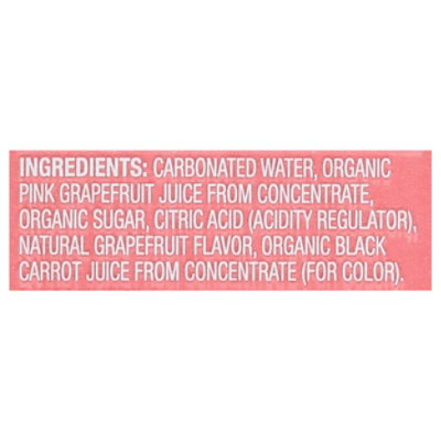 O Organics Grapefruit Soda Italian Pink - Case - Image 4