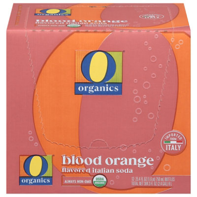 O Organics Organic Soda Orange Italian Blood - Case - Image 3