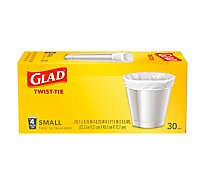 Glad Garbage Flat Top Small - 30 Count