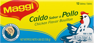 Maggi Bouillon Chicken 12 Count - 4.86 Oz - Image 2