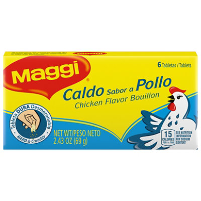 Maggi Bouillon Chicken Flavor 6 Count - 2.43 Oz - Image 1