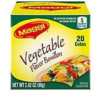 Maggi Flavor Bouillon Cubes Vegetable Box 20 Count - 2.82 Oz