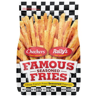 Checkers Rallys Famous Seasoned Fries Crispy French Fried Potatoes - 28 Oz - Image 2