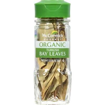 McCormick Gourmet Organic Turkish Bay Leaves - 0.18 Oz - Image 1