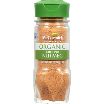 McCormick Gourmet Organic Ground Nutmeg - 1.81 Oz - Image 1