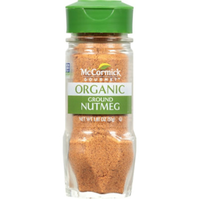 McCormick Gourmet Organic Ground Nutmeg - 1.81 Oz