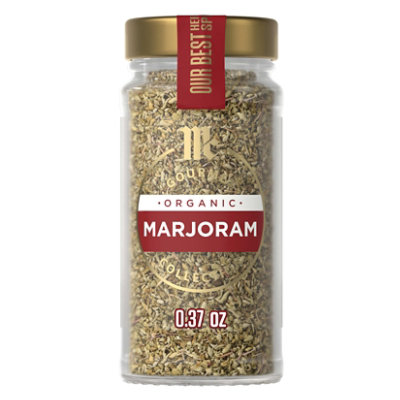 McCormick Gourmet Organic Marjoram Leaves - 0.37 Oz