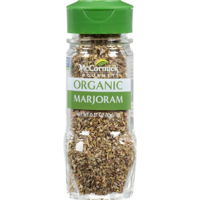 McCormick Gourmet Organic Marjoram Leaves - 0.37 Oz - Image 1