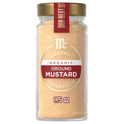 McCormick Gourmet Organic Ground Mustard - 1.75 Oz